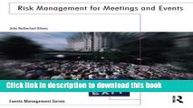 [Download] Risk Management for Meetings and Events Hardcover Online