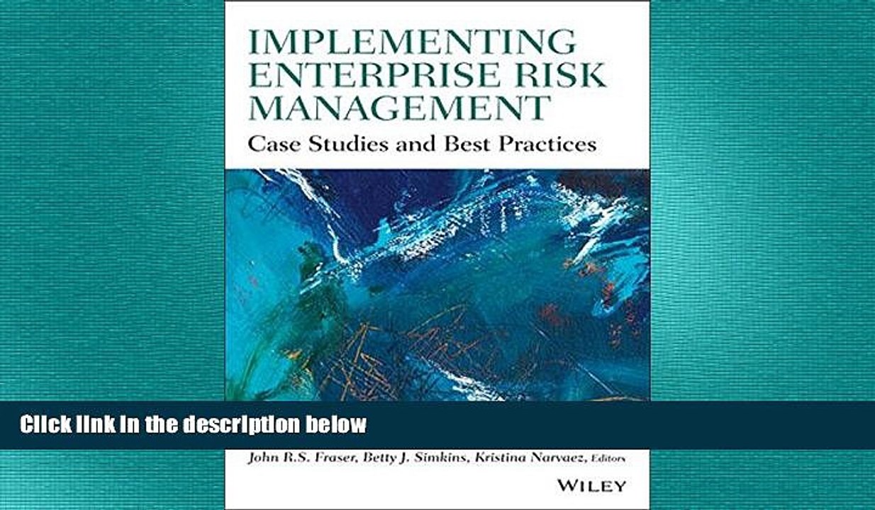 FREE DOWNLOAD  Implementing Enterprise Risk Management: Case Studies and Best Practices (Robert