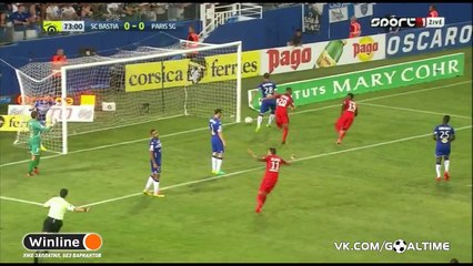 Kurzawa Goal HD - Bastia 0-1 PSG 12.08.2016 HD