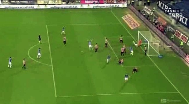 Jan Bednarek Goal - Lech Poznan 1-0 Cracovia - 12-08-2016