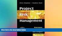 READ book  Project Risk Management: Processes, Techniques and Insights READ ONLINE