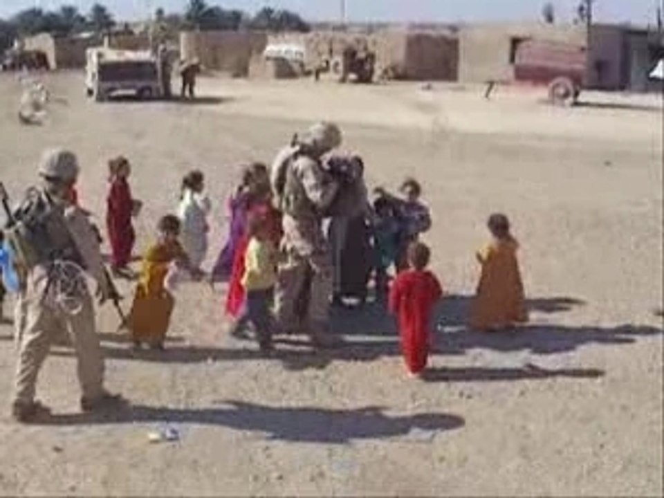 US Marines of 1st Platoon bravely fight insurgents