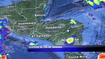 Se esperan lluvias para este fin de semana