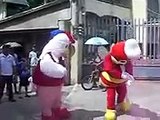Funny KFC vs. JOLLIBEE Mascots Street Dance Showdown - MP4 Quality