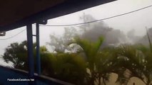 Severe category-five tropical Cyclone Winston is battering Fiji