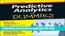 [Popular] Predictive Analytics For Dummies Hardcover Collection