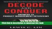 [Download] Decode and Conquer: Answers to Product Management Interviews Hardcover Online