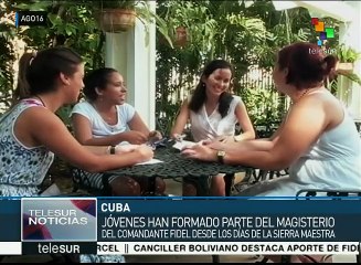 Cuba: jóvenes perpetuan el legado de lucha por la patria de Fidel