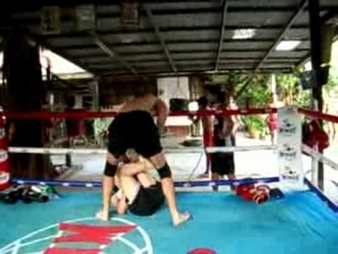 Underground MMA in Muay thai camp Thailand
