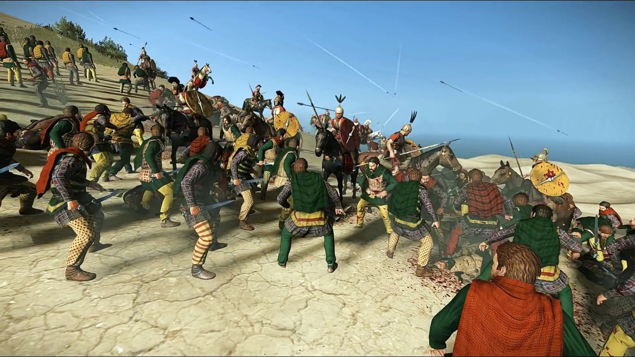 6000 Archers vs 300 Praetorian Guards Rome 2 Total War