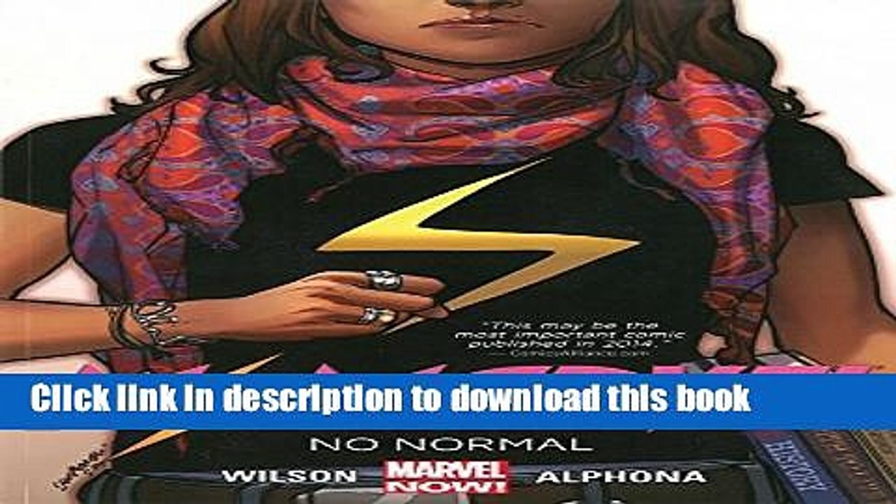 [Download] Ms. Marvel Volume 1: No Normal Hardcover Online