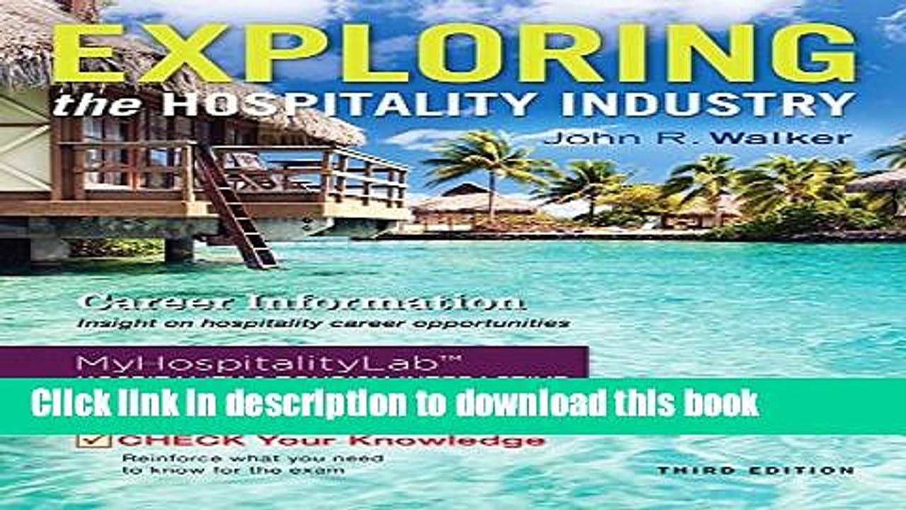 [Download] Exploring the Hospitality Industry (3rd Edition) Paperback Collection