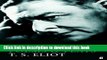 [Download] The Complete Poems and Plays of T. S. Eliot Paperback Online