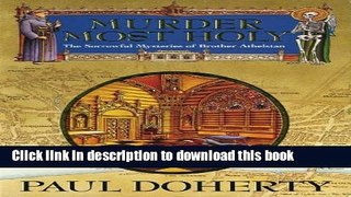 [PDF] Murder Most Holy (Sorrowful Mysteries of Brother Athelstan) Free Online