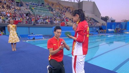 Jeux Olympiques 2016 - Plongeon - La demande en mariage