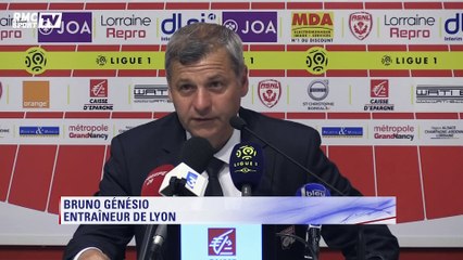 Ligue 1 - Génésio : "Une performance de classe internationale de Lacazette"