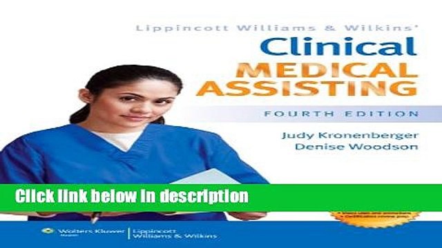 Books Lippincott Williams Wilkins Clinical Medical Assisting Free Online