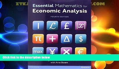 READ FREE FULL  Essential Mathematics for Economic Analysis (4th Edition)  READ Ebook Full Ebook