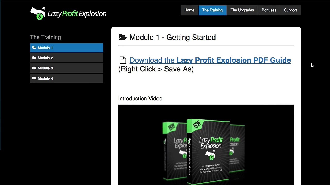 Lazy Profit Explosion Review
