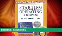 Must Have  Starting and Operating a Business in Washington (Starting and Operating a Business in