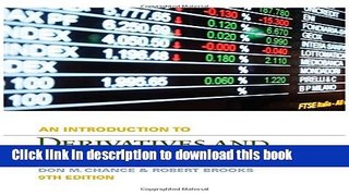 [Download] Introduction to Derivatives and Risk Management (with Stock-Trak Coupon) Kindle