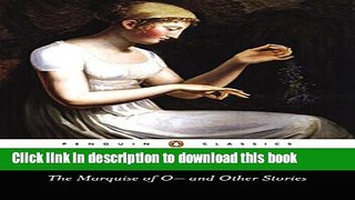 [Popular] The Marquise of O and Other Stories (Penguin Classics) Kindle Free