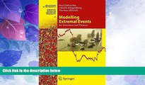 READ FREE FULL  Modelling Extremal Events: for Insurance and Finance (Stochastic Modelling and
