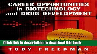 [Download] Career Opportunities in Biotechnology and Drug Development Paperback Collection