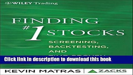 [Download] Finding #1 Stocks: Screening, Backtesting and Time-Proven Strategies Hardcover Free