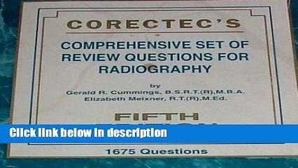 Books Corectec: Comprehensive Set of Review Questions Radiography Free Download