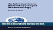 [Download] An Introduction to Boundary Layer Meteorology Kindle Free