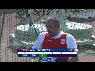Men's club  throw F51 | final |  2015 IPC Athletics World Championships Doha