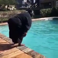 What will happen if Tahir Ashrafi fells into water