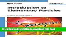 [Download] Introduction to Elementary Particles Kindle Online