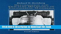 [Download] Deformation and Fracture Mechanics of Engineering Materials Kindle Collection