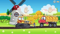 Cartoons for children about Emergency Vehicles The Ambulance with Racing Cars - Extreme Adventures