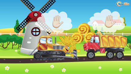 Cartoons for children about Emergency Vehicles The Ambulance with Racing Cars - Extreme Adventures
