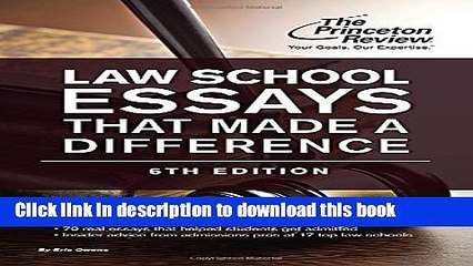 [Popular Books] Law School Essays That Made a Difference, 6th Edition Free Online