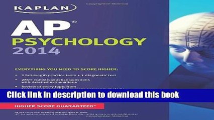 [Popular Books] Kaplan AP Psychology 2014 Free Online