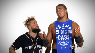 Get Enzo & Big Cass' advice on how to avoid being a couple of haters -