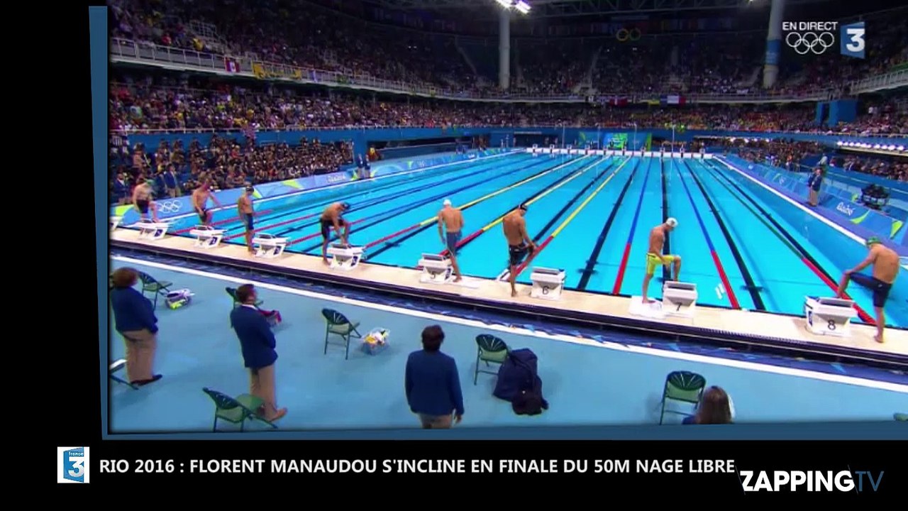 JO de Rio 2016 : Florent Manaudou privé d’or pour un centième, revivez sa course (Vidéo)