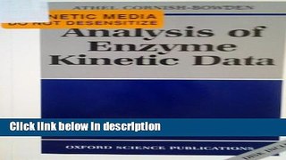 [PDF] Analysis of Enzyme Kinetic Data [Online Books]