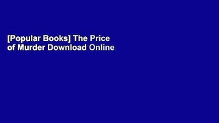 [Popular Books] The Price of Murder Download Online