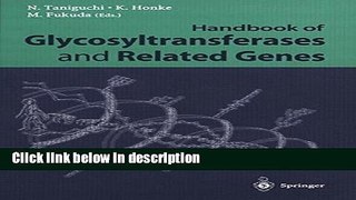 Ebook Handbook of Glycosyltransferases and Related Genes Full Online