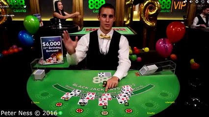 P.Ness trolle les croupiers au blackjack online