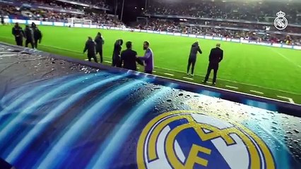 Zidane's reaction to Carvajal's UEFA Super Cup winning goal