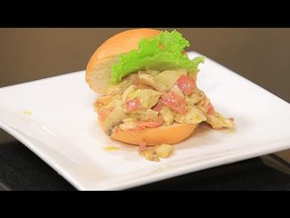 سندوتش دجاج بصوص الكاربونارا | شريف الحطيبي