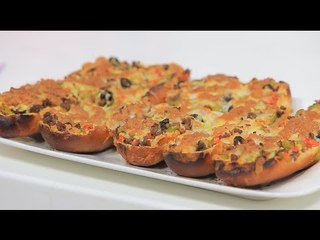 بيتزا الخبز | نجلاء الشرشابي