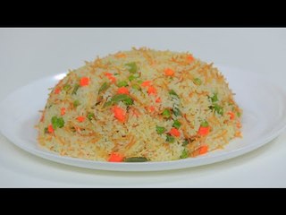 أرز بالشعرية والخضار | نجلاء الشرشابي