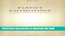 [Download] Plato s Cosmology: The Timaeus of Plato Paperback Collection